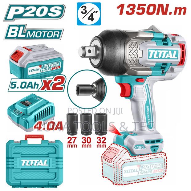 Total Tiwli20135 Cordless Impact Wrench 1350nm - main view