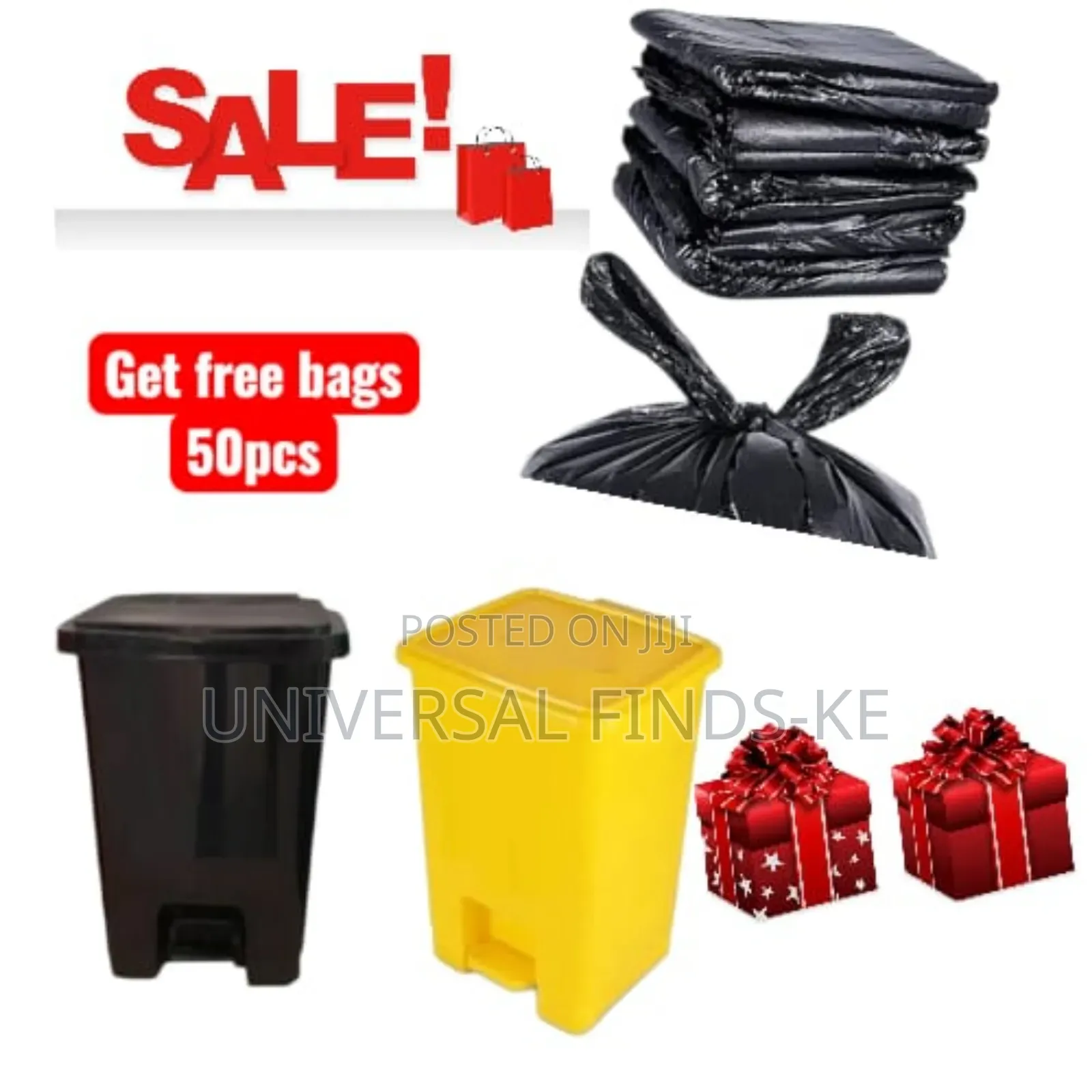 30 Litres Pedal Bin + Waste Bag