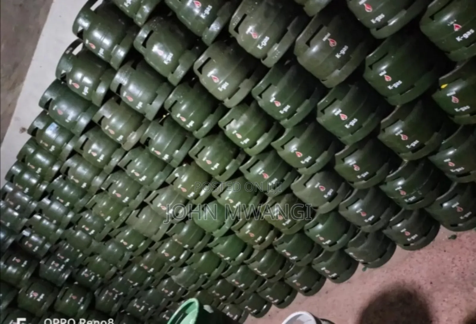 Empty and Refilled Gas Cylinders