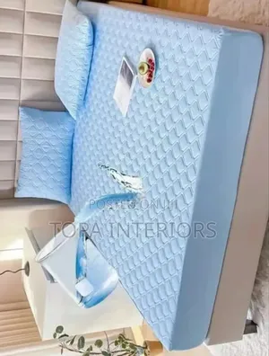 Light Blue Bedding Waterproof Mattress Covers for Hotel Beds