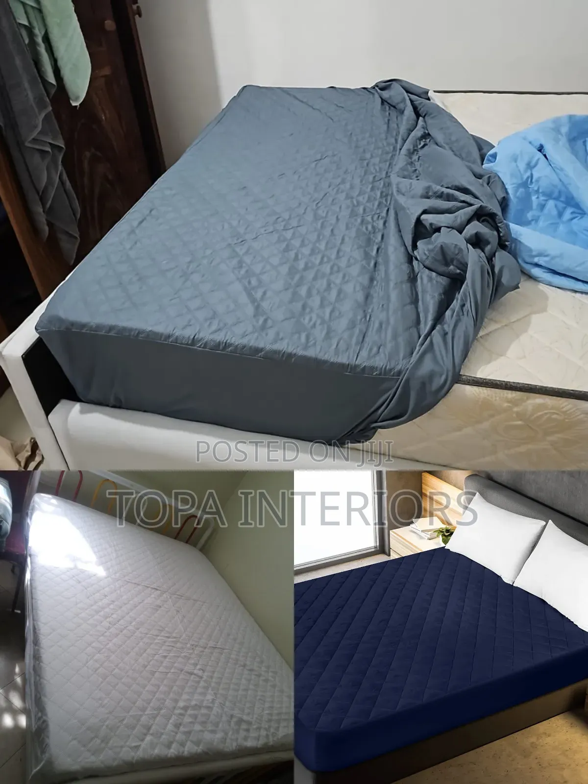 Skin Friendly Fitted Quilted Waterproof Mattress Covers