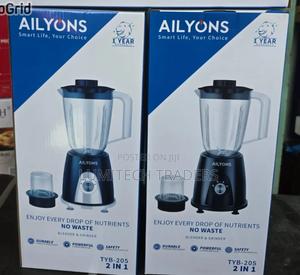 Ailyons Blender 2 in 1 With Grinder Machine -Black - thumbnail 2