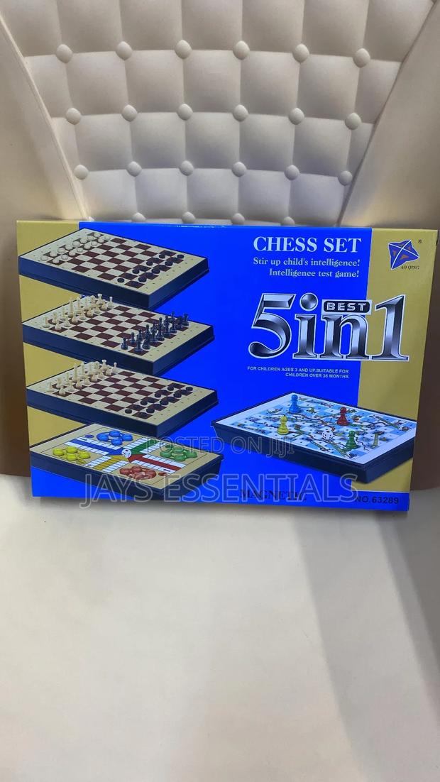 5-in-1 Chess Board Game