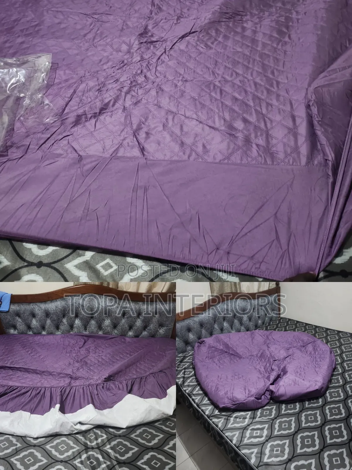 Purple Kids Bedding Quality Waterproof Mattress Covers