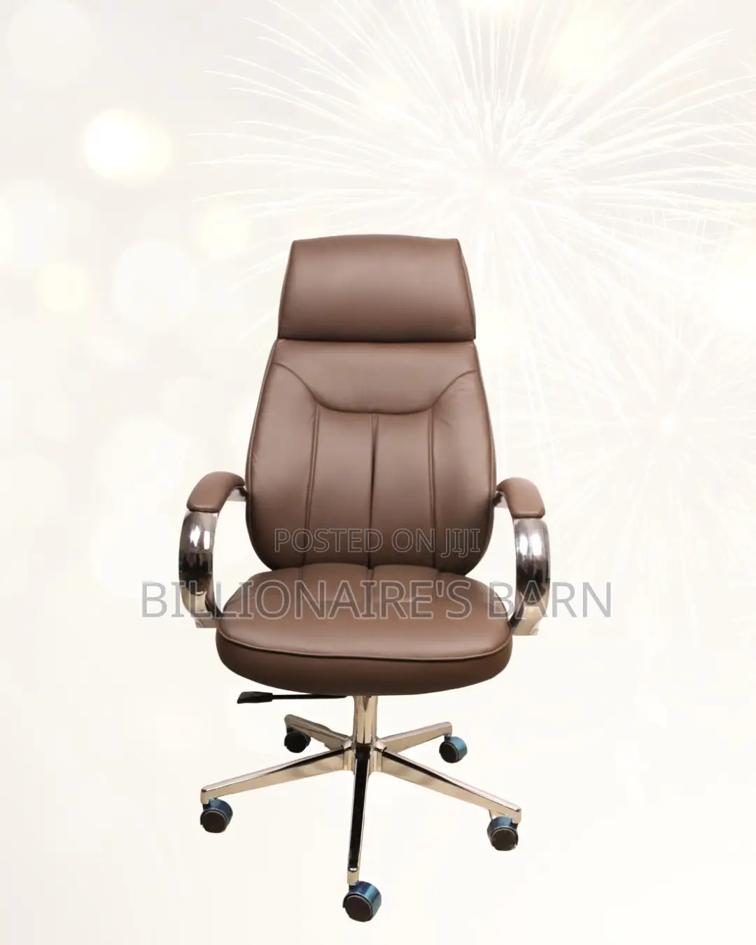 Brown Executive Office Chair|Clean Executive Look for Modern Offices |