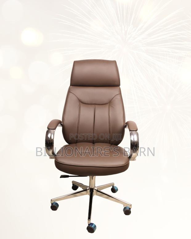 Brown Executive Office Chair|Clean Executive Look for Modern Offices |