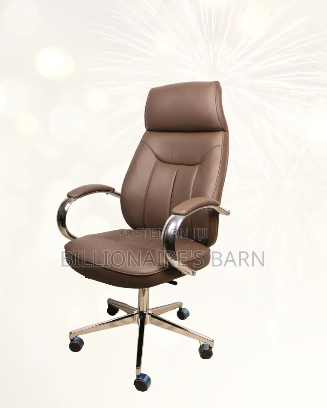 Brown Executive Office Chair|Clean Executive Look for Modern Offices |