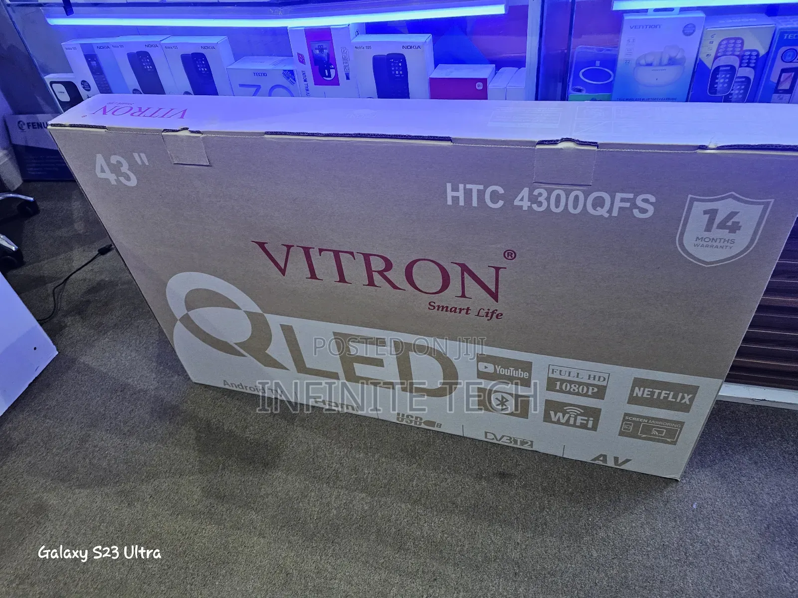 Vitron 43 Inch  Qled Smart Tv

2026 Model