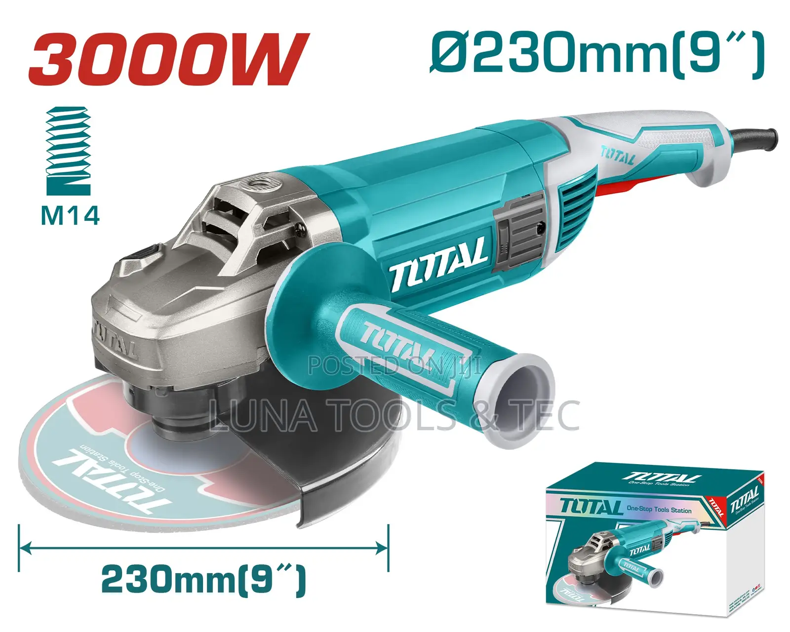 Total Heavy Duty Tg Angle Grinder 3000w