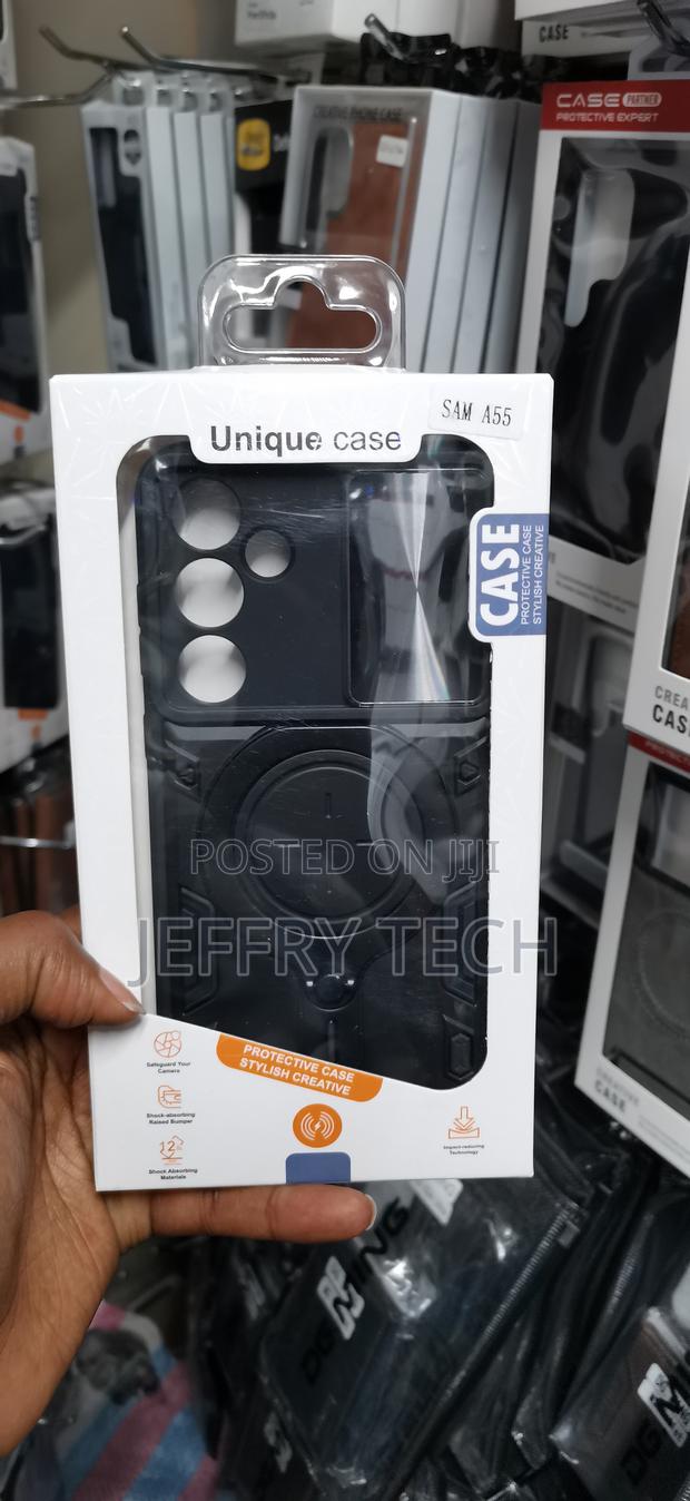 Senky Samsung Galaxy A55 5g Camshield Magsafe Ring Holder Armor Case - main view