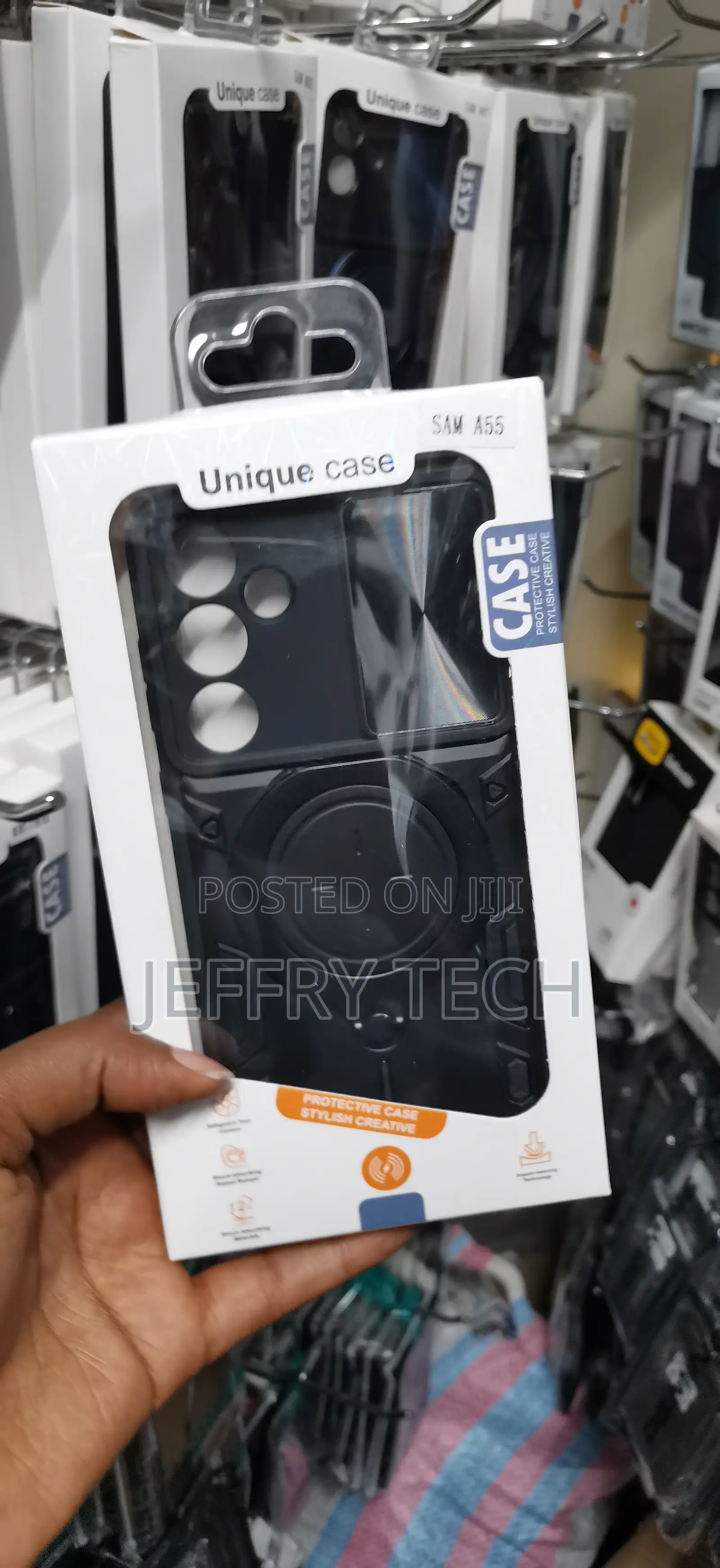 Eamew Samsung Galaxy A55 5g Camshield Magsafe Ring Holder Armor Case