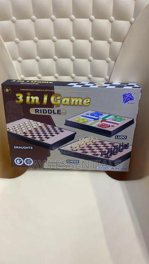 3-in-1 Chess , Draughts , Ludo Board Game - main view