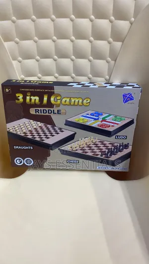 3-in-1 Chess , Draughts , Ludo Board Game