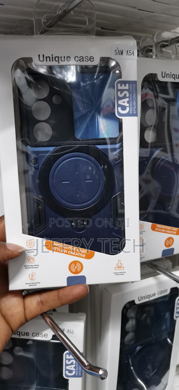 Espae Samsung Galaxy A54 Magnetic 360° Ring Hard Camshield Case - main view