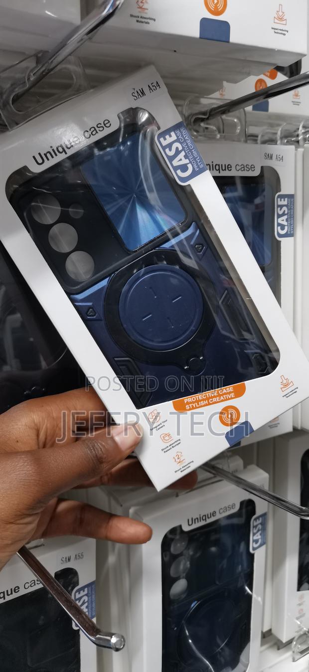 Espae Samsung Galaxy A54 Magnetic 360° Ring Hard Camshield Case - thumbnail 2