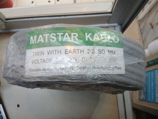2.5mm Twin Cable With Earth