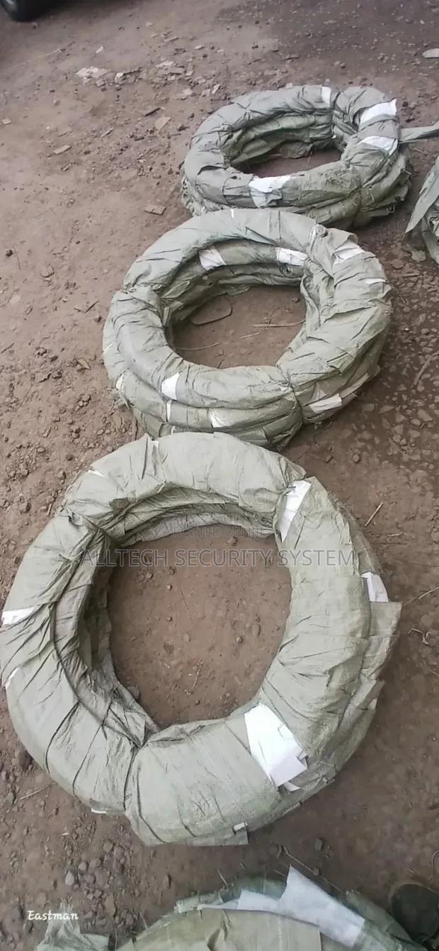730mm Doubles Galvanized Silver Razor Wire