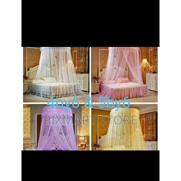 Round Mosquito Net 4x6 5x6 – Full Coverage Protection - main view