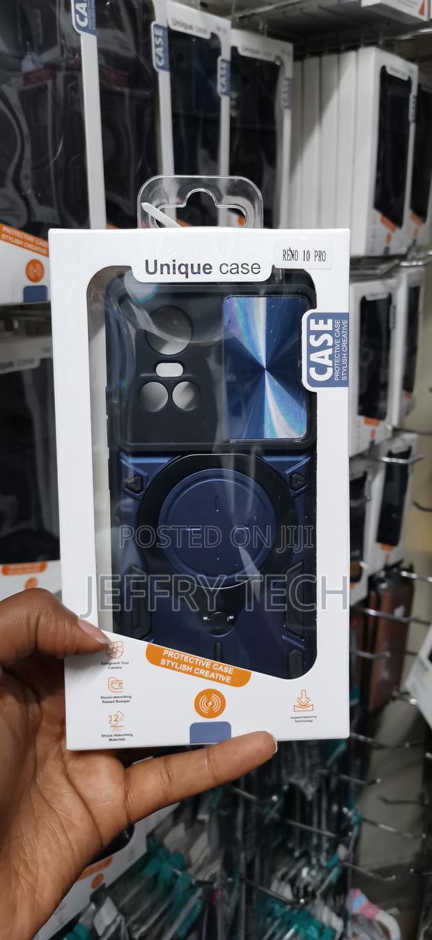 Kawer Oppo Reno 10 Pro 5g Case,Sliding Camera Lens Magsafe Ring