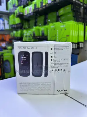 New Nokia 106 Black