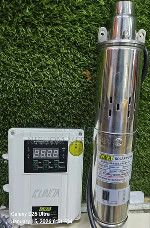 Kunda 80mtrs 250watts Submersible Solar Water Pump/Solar Water Pump