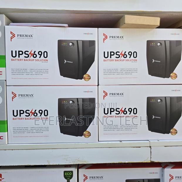 Premax Ups 690 Va/415 Watts 230 v With Surge Protection