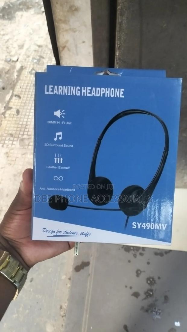 3.5mm Sy 490 Mv Wired Learning Headphones - thumbnail 3