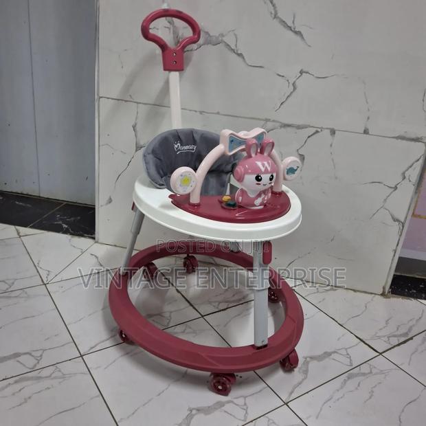Walker With Melodies and Lights Has Adjustable Height