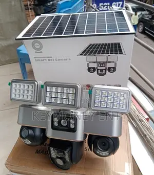 VTS 30a V380 4g Triple Lens Solar Powered PTZ Camera Wit Streetlight