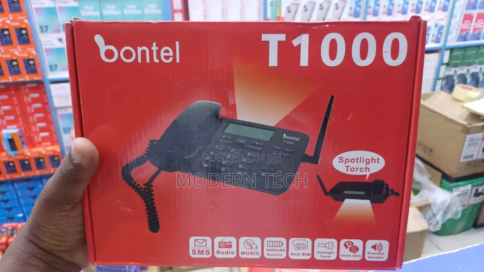 Bontel T1000 Fixed Wireless GSM Desk Phone With Dual Simcard
