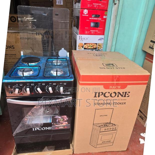 Ipcone 50×55 3+1standing Cooker With Electric Oven,Sleek Kitchen Range