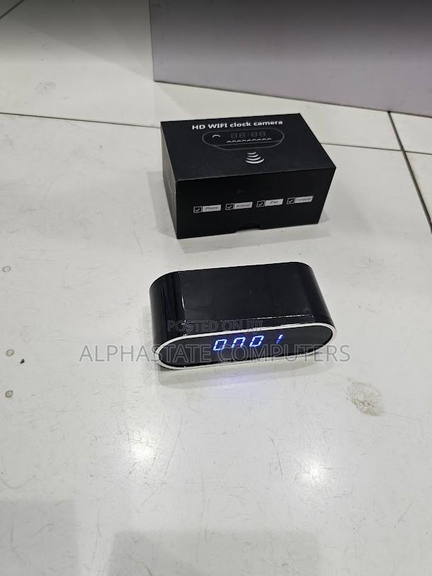 Hd Wifi Clock Camera With Hidden Camera and Wireless Remote Viewing - main view