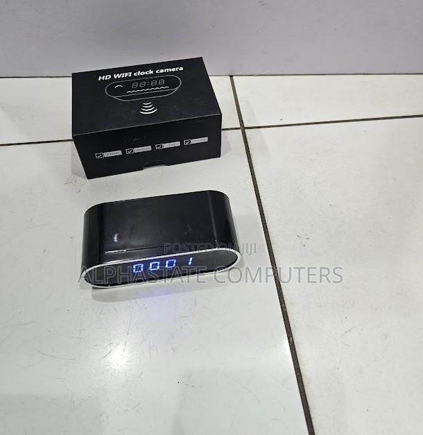 Smart Wifi Clock Camera With Hd Video Recording and Mobile App Control