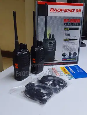 888s Walkie-Talkie Uhf Radio With Scrambler Battery Saver