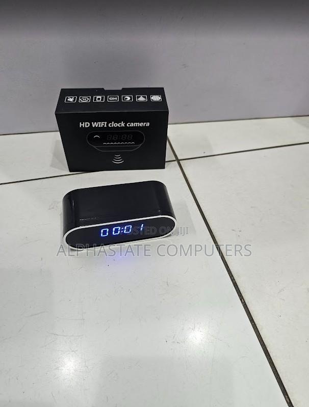 Smart Digital Clock Camera With Wifi Hidden Surveillance System - main view