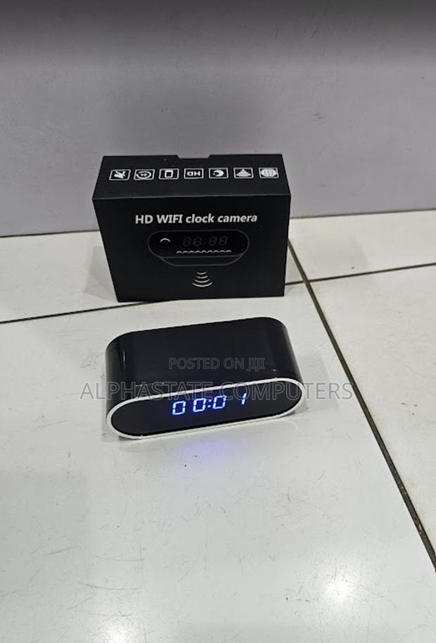 Hd Clock Camera With Wifi Support and Mobile Phone Viewing - main view