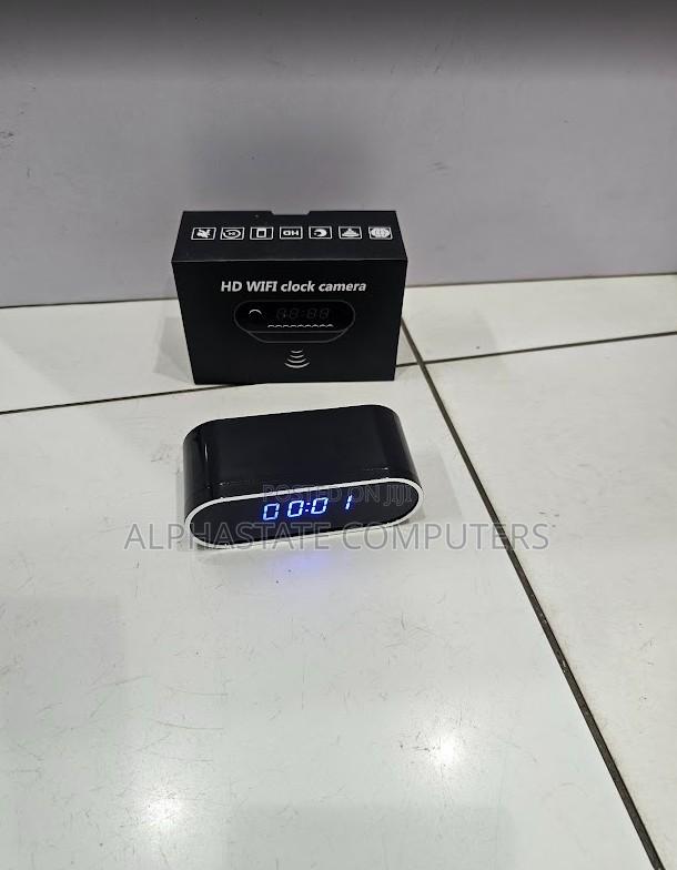 Digital Alarm Clock Camera Hd Wifi Home Surveillance Device - main view