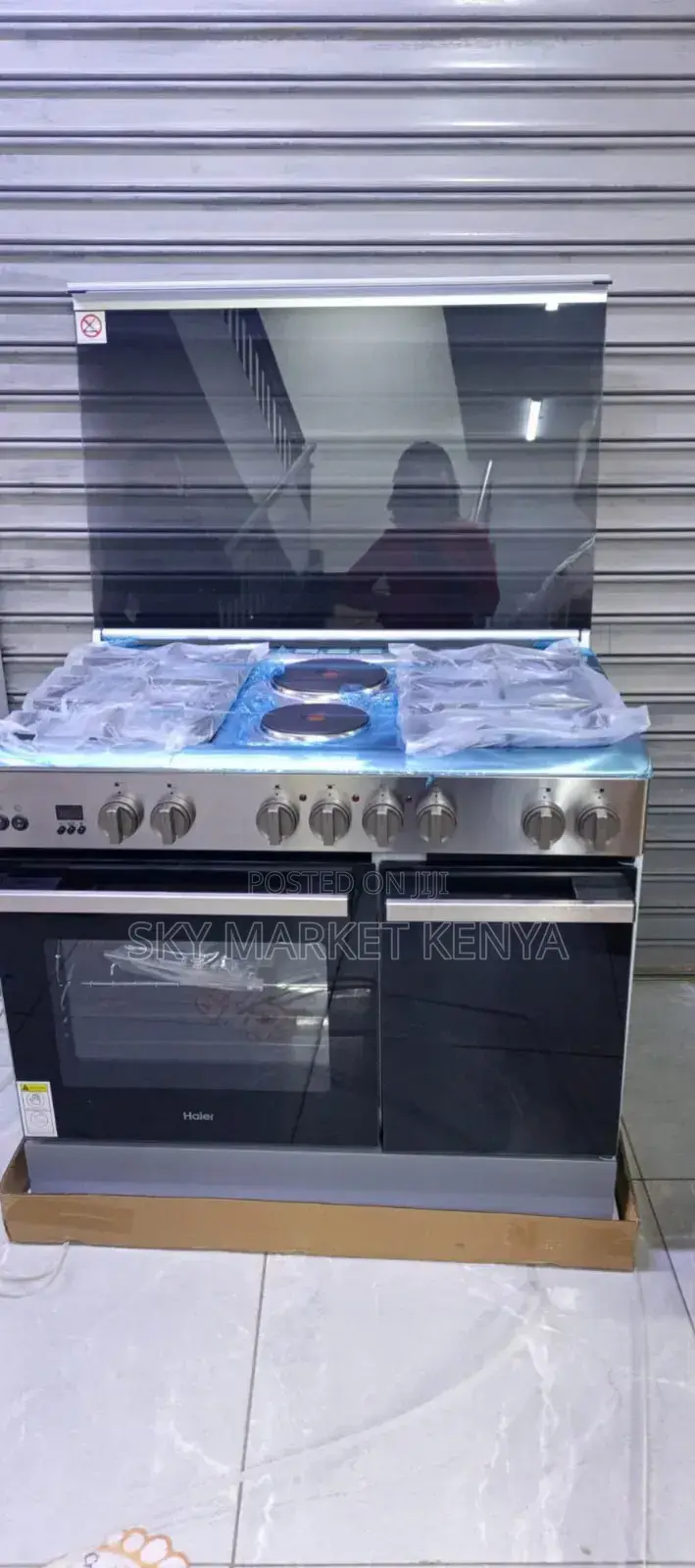 Haier 4 Gas Burner + 2 Electric Plates 60×90 Cooker