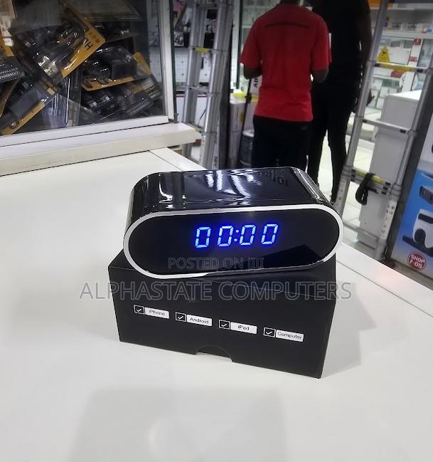 Smart Hidden Camera Clock With Hd Wifi Recording System - main view