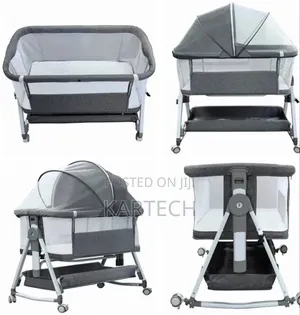 Baby Bedside Bassinet / Portable Co-Sleeper Crib With Mosquito Net