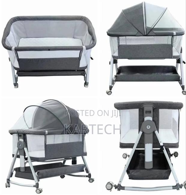 Baby Bedside Bassinet / Portable Co-Sleeper Crib With Mosquito Net