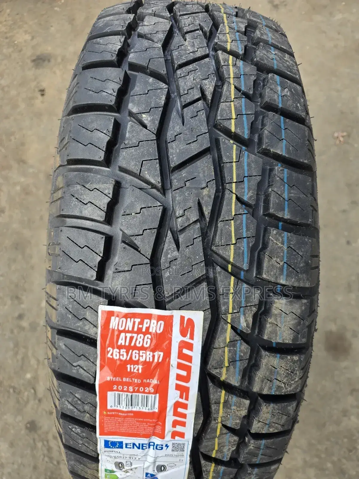 265 /65 R17 Sunfull Tyres (All Terrein)