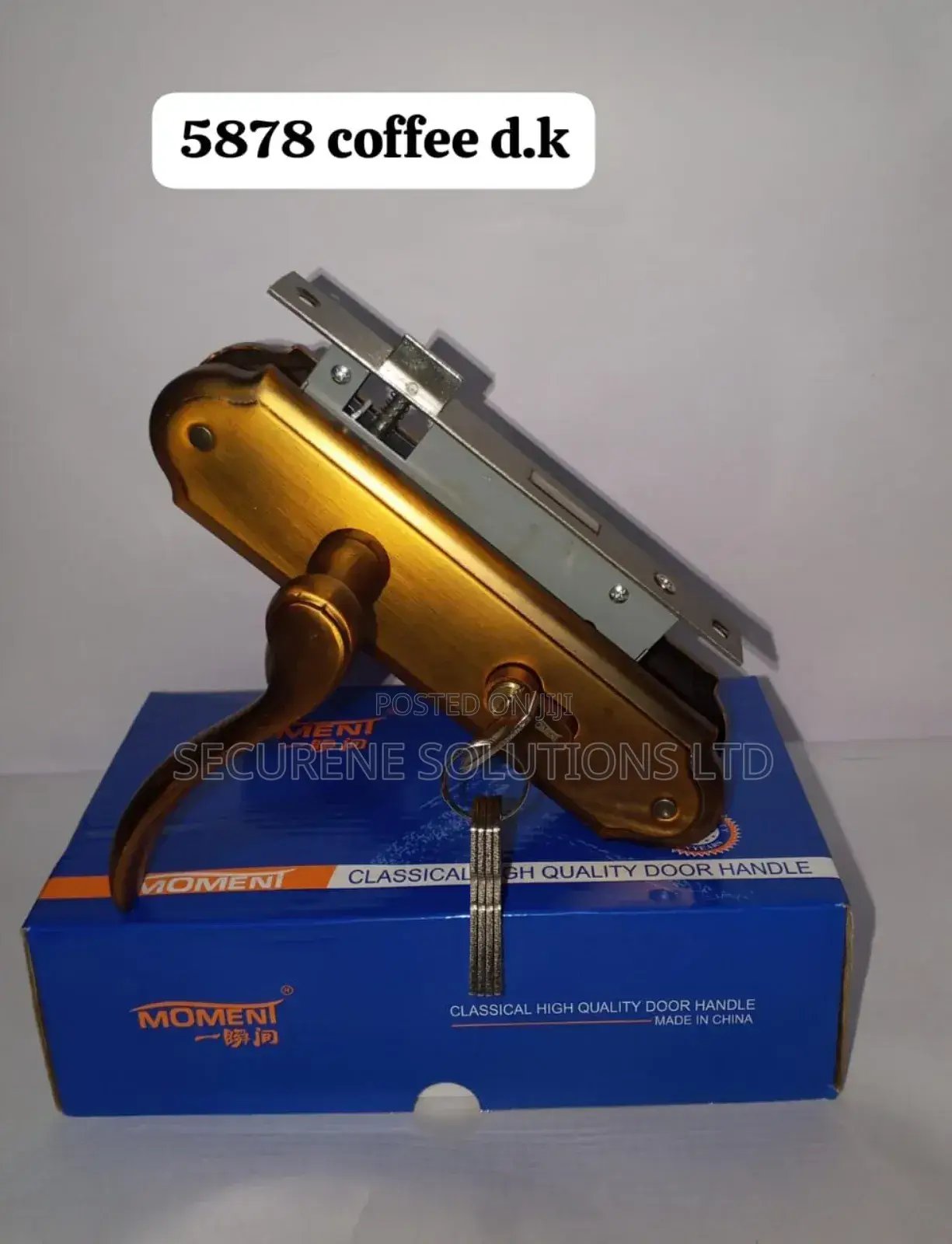 Moment Brand Classical High Quality Door Handle And Lock Set.