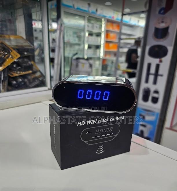 Table Clock Wifi Camera, Motion Detection Nanny Camera - main view