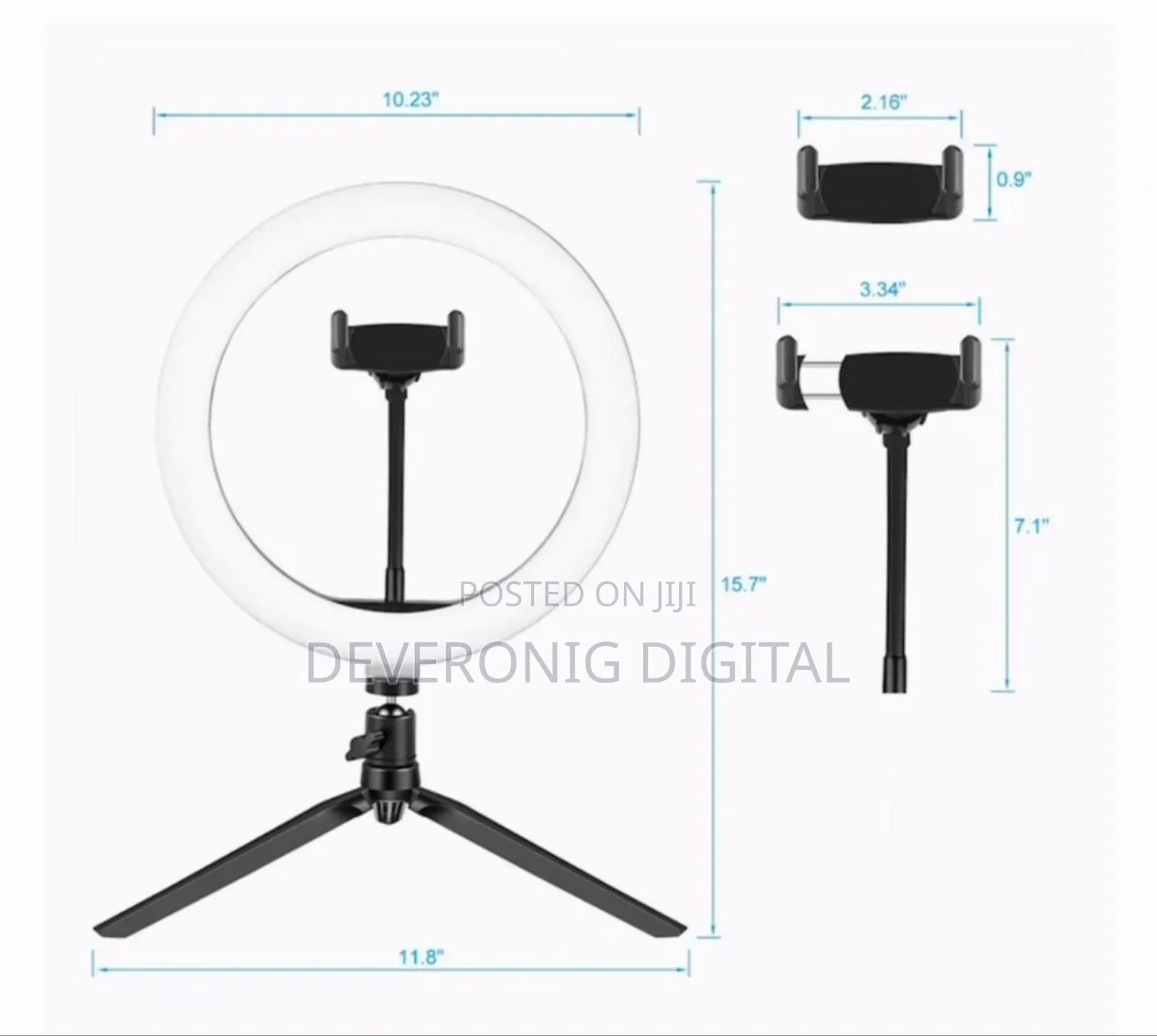 8 Inch Tripod Stand Ringlight*
(Has a Remote)