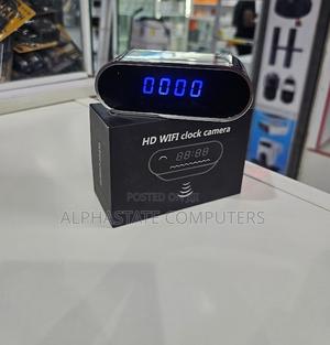 Wireless Wifi Mini Camera Digital Table Clock - thumbnail 2