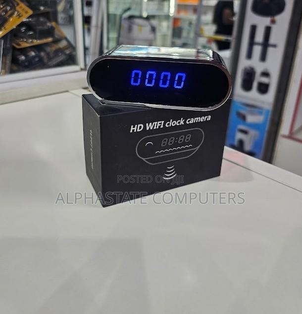 Wireless Wifi Mini Camera Digital Table Clock - main view