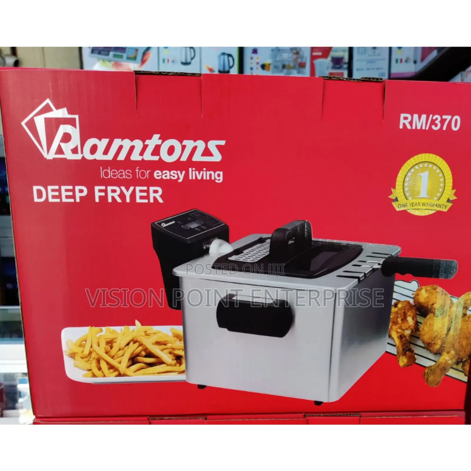 Ramtons Deep Fryer 4.5litres Double