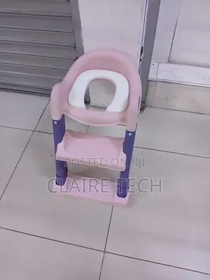 Toilet Trainer Ladder - With Silicone Toilet Seat