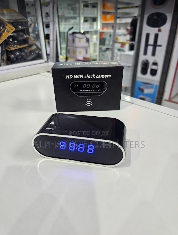 Digital Alarm Clock Camera With Wireless Live View and Motion Alerts - main view